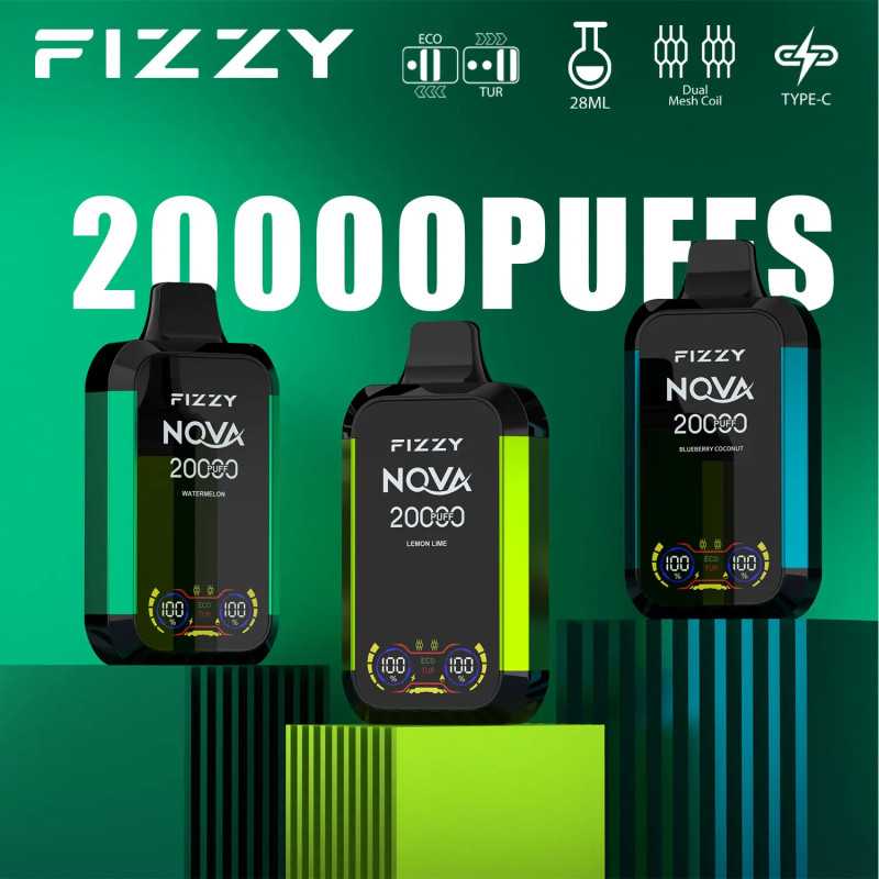 فيزي نوفا 20000 سحبة - نيكوتين 20 فيزي نوفا 20000 سحبة - نيكوتين 20